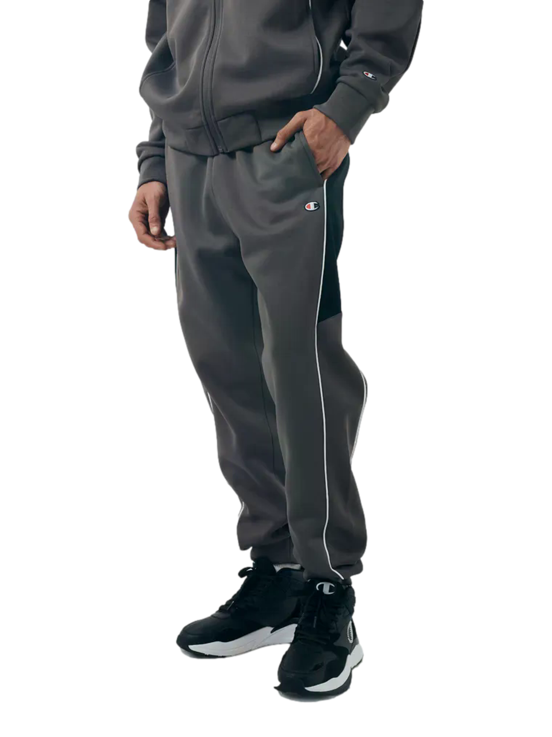 Agasalho Conjunto Tracksuit Champion Active Two Tone - Cinza- LTK001B