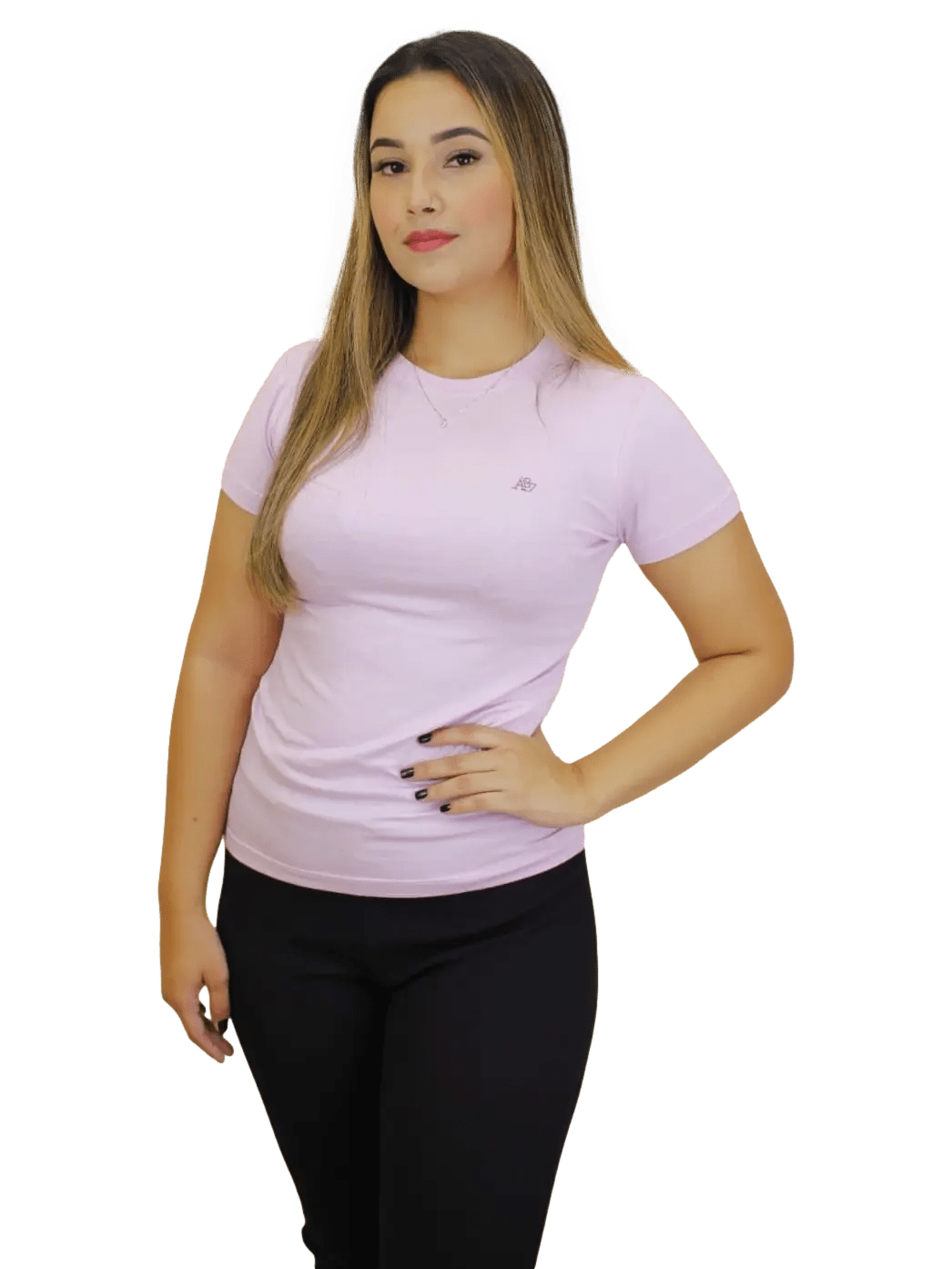 Camiseta Aeropostale Feminina - rosa - Ale Imports