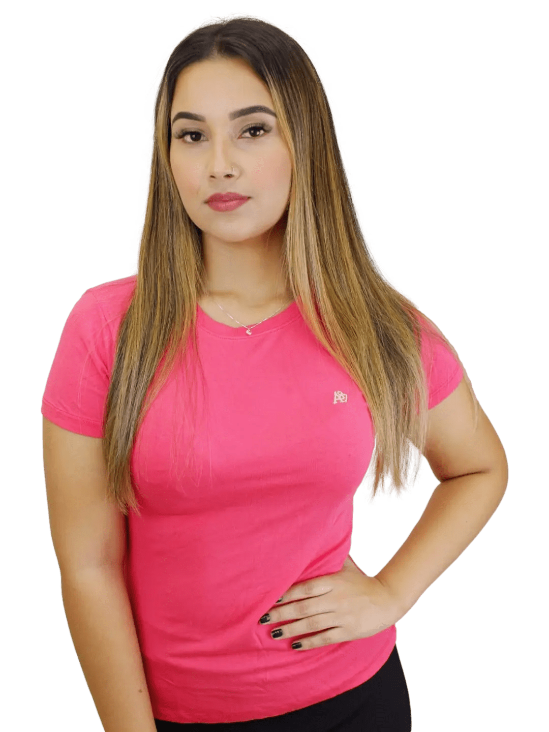 Camiseta Aeropostale Feminina - rosa - Ale Imports