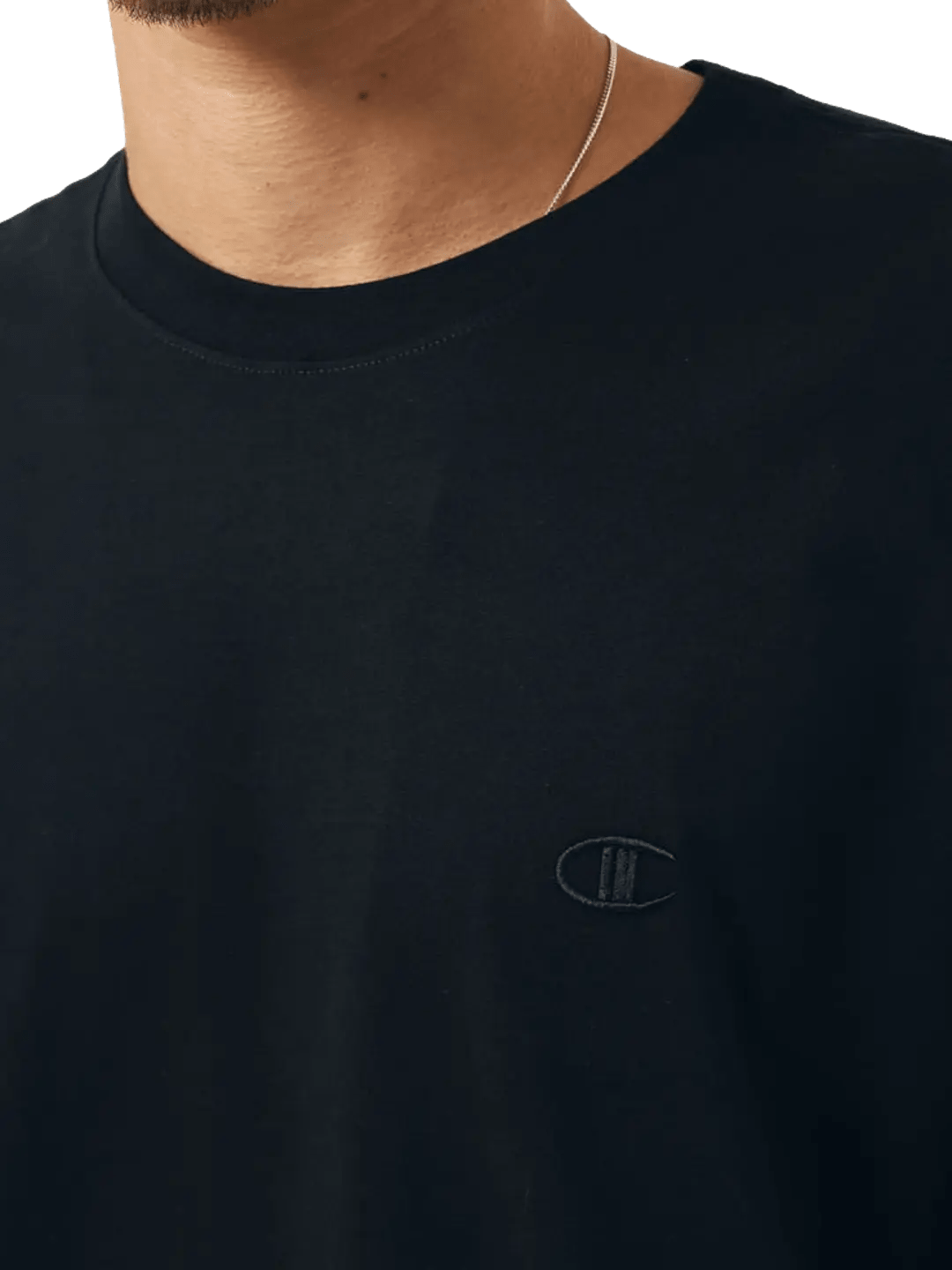 Camiseta Champion Athletic Logo C Bordado Masculina - Preta - Ale Imports
