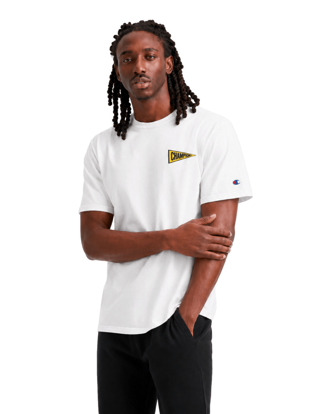 Camiseta Champion Athletic Mc Retro Flg - Branca - Ale Imports