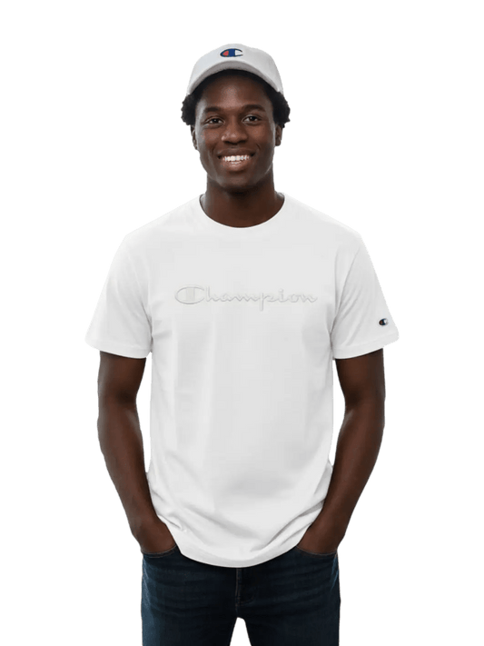 CAMISETA CHAMPION - BORDADA - BRANCA - Ale Imports
