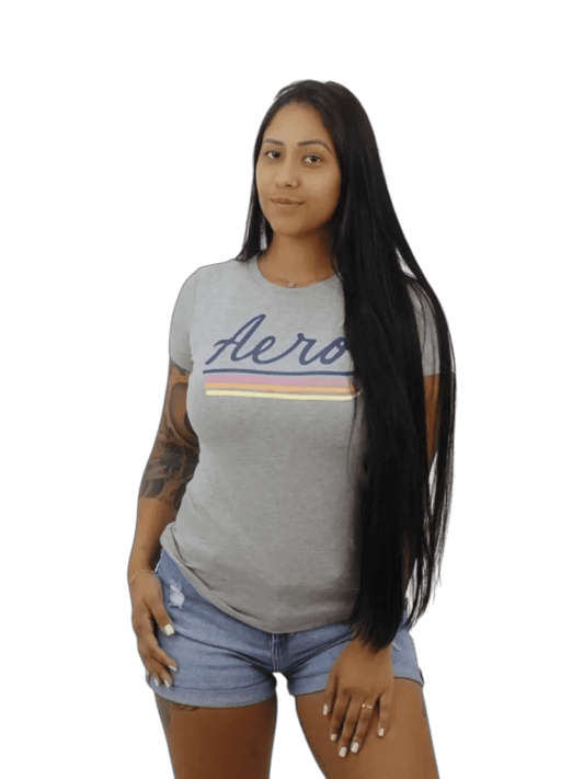Camiseta feminina Aeropostale - Cinza - Ale Imports