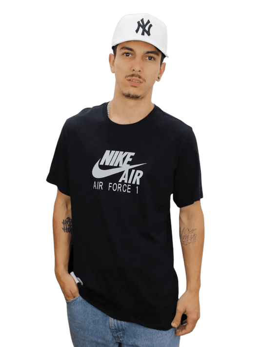 Camiseta Nike Masculina Air Force - Preta - Ale Imports