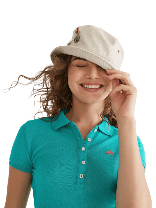Camiseta Polo Aeropostale Feminina - Verde - Ale Imports