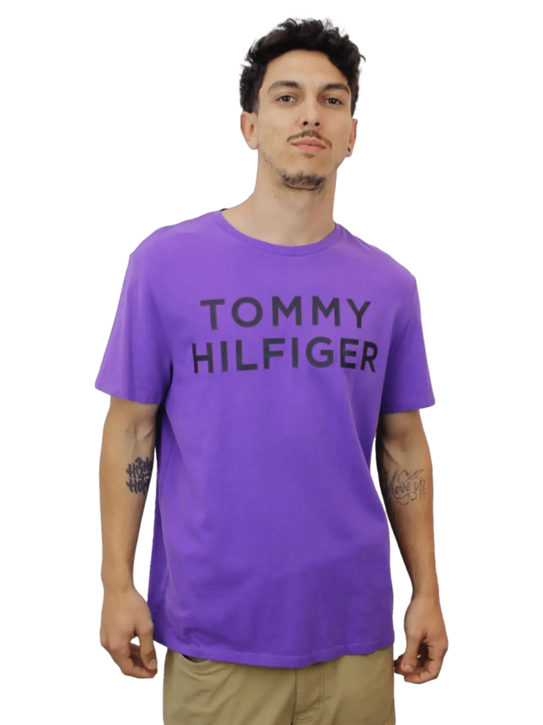 Camiseta tommy hilfiger - roxa - Ale Imports