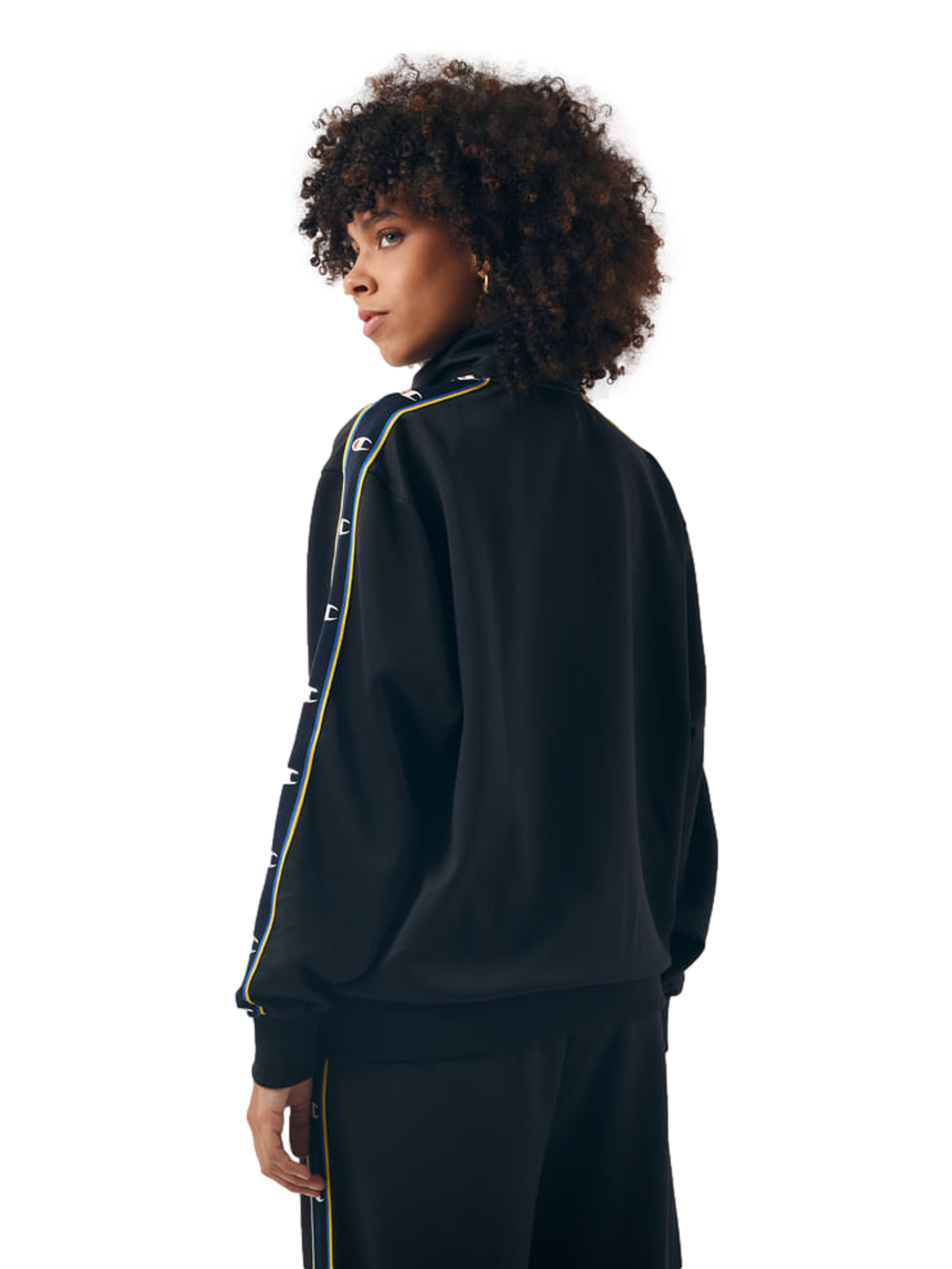 Conjunto Agasalho Feminino Champion Active C Tape - Preto- LTKF001B