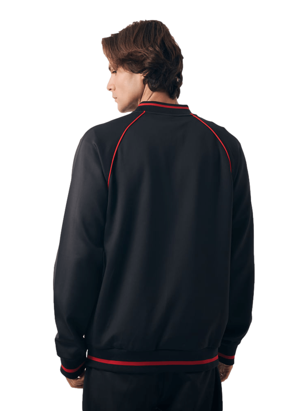 Conjunto Agasalho Champion Active Tracksuit Piping Mini Script Logo — Preto - Ale Imports