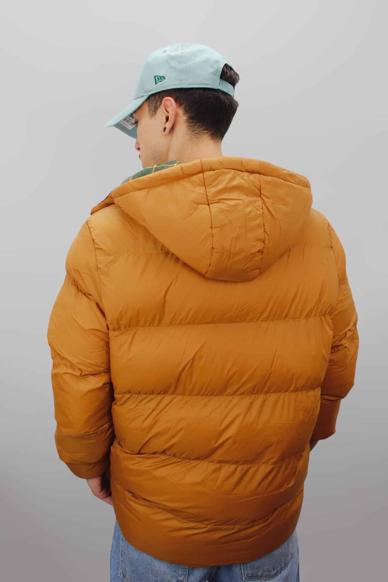 Jaqueta Masculina Puffer New era Bobo jaco - Marron - Ale Imports