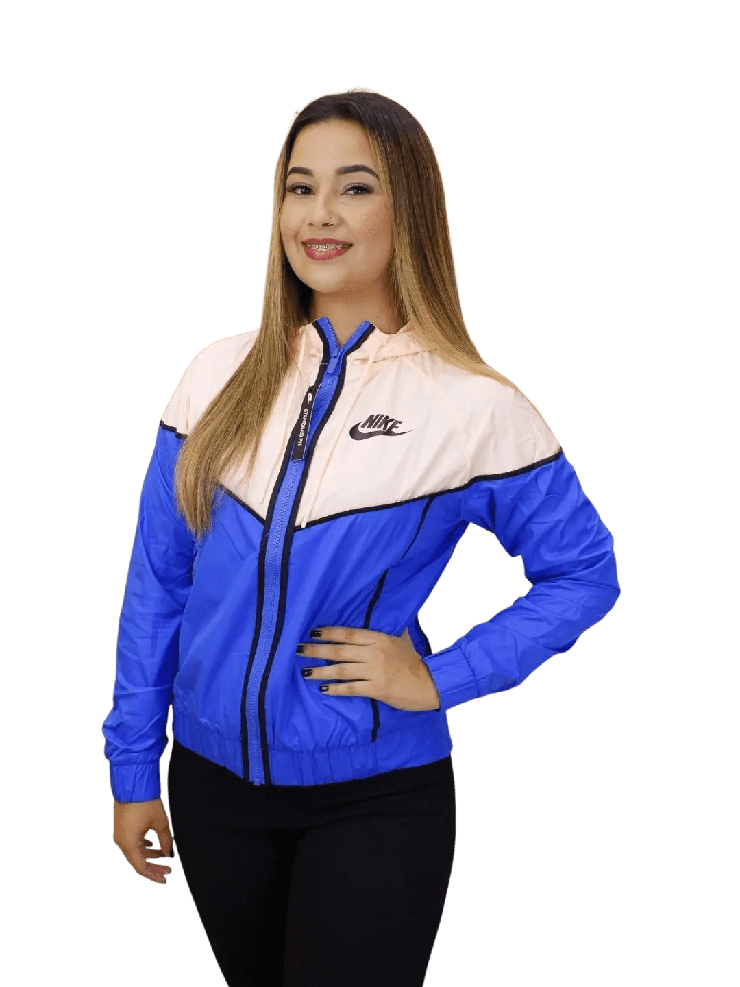 Jaqueta Nike corta vento Feminina - Azul - Ale Imports