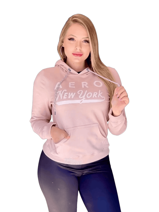 Moletom Aeropostale Feminino - Rosa - Ale Imports