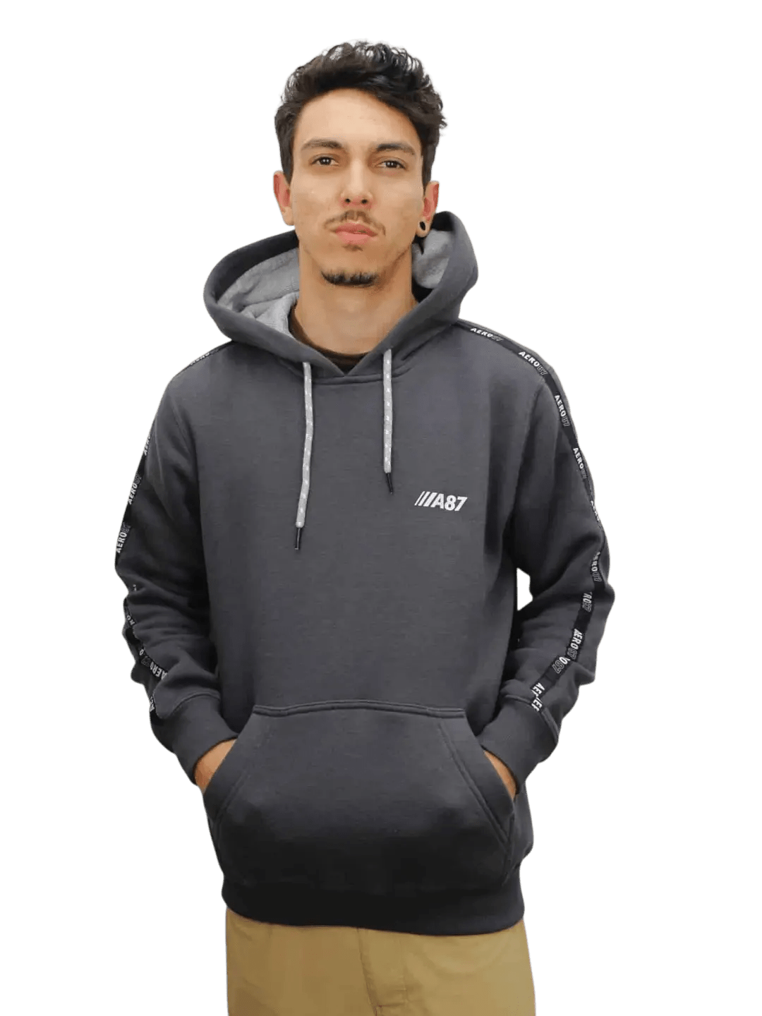 Moletom Aeropostale Masculino - Cinza - Ale Imports