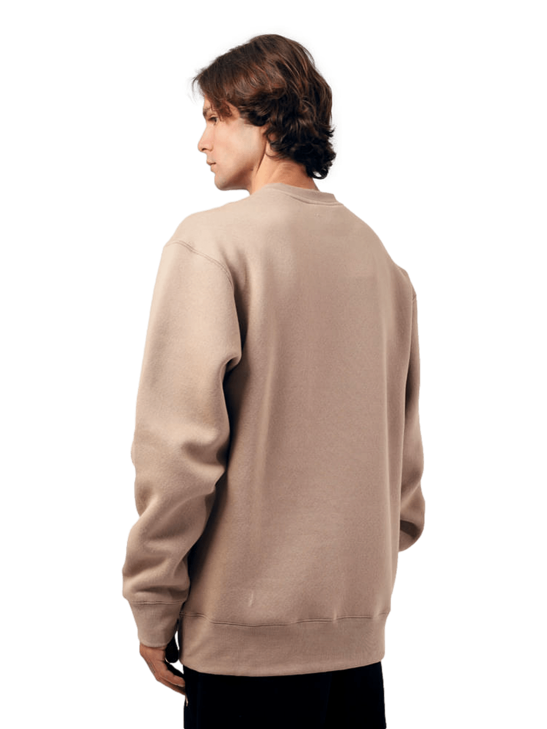 Moletom Careca Champion Masculino C Logo Bordado — Khaki-GF371B - Ale Imports