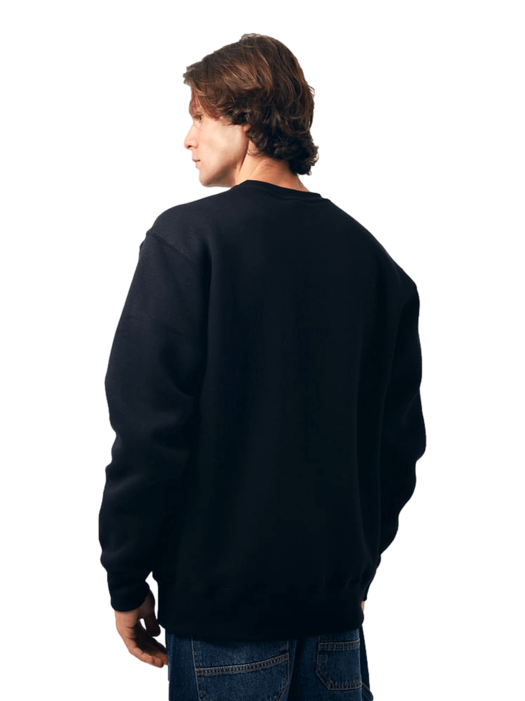 Moletom Careca Champion Masculino C Logo Bordado — Preto- GF371B - Ale Imports