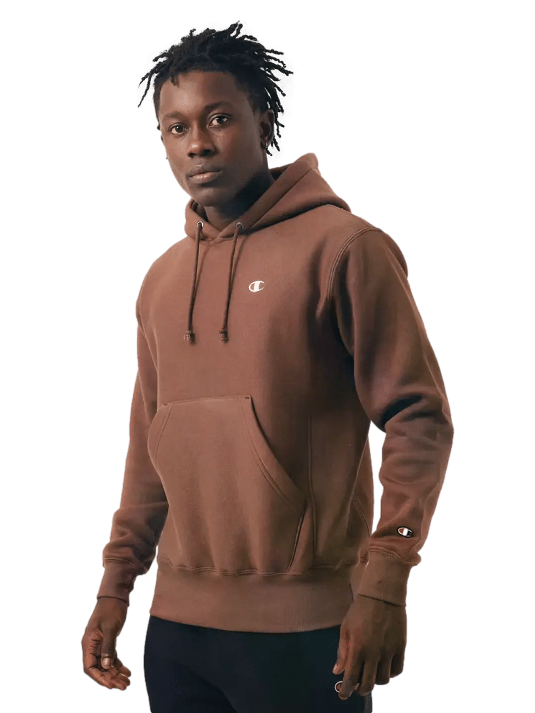 Moletom Champion Masculino Reverse Weave C Embroidery - Marrom - Ale Imports