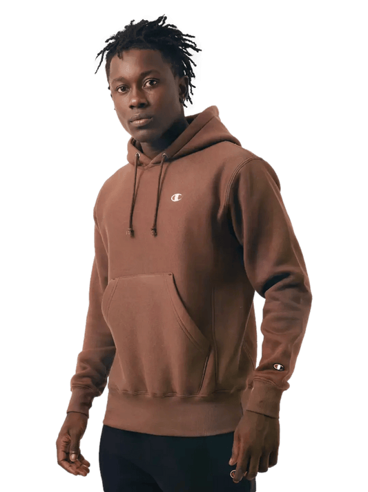 Moletom Champion Masculino Reverse Weave C Embroidery - Marrom - Ale Imports