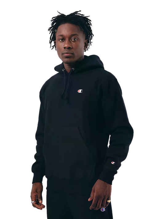 Moletom Champion Reverse Weave C Embroidery -preto - GF68B