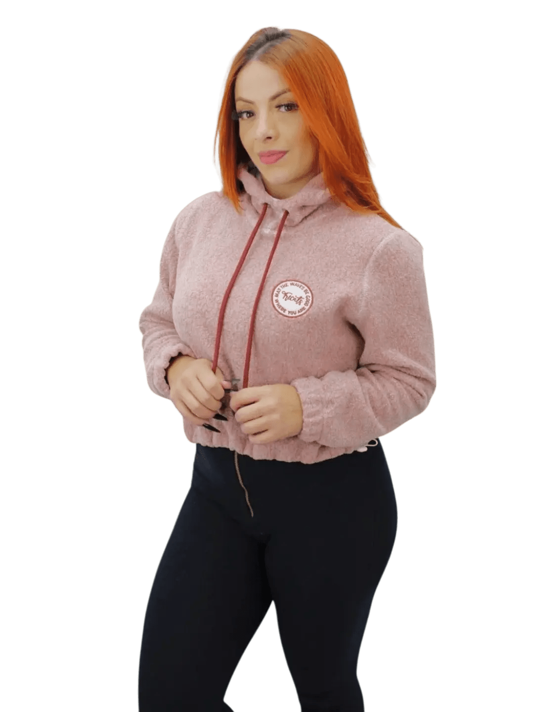 Moletom Feminino Canguru Tricats - Rosa - Ale Imports