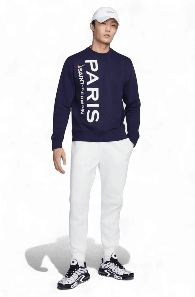 Moletom Nike PSG Masculino Azul Marinho | Oficial Paris Saint - Germain - Ale Imports