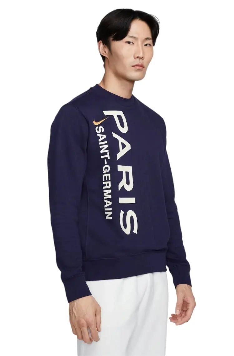 Moletom Nike PSG Masculino Azul Marinho | Oficial Paris Saint - Germain - Ale Imports