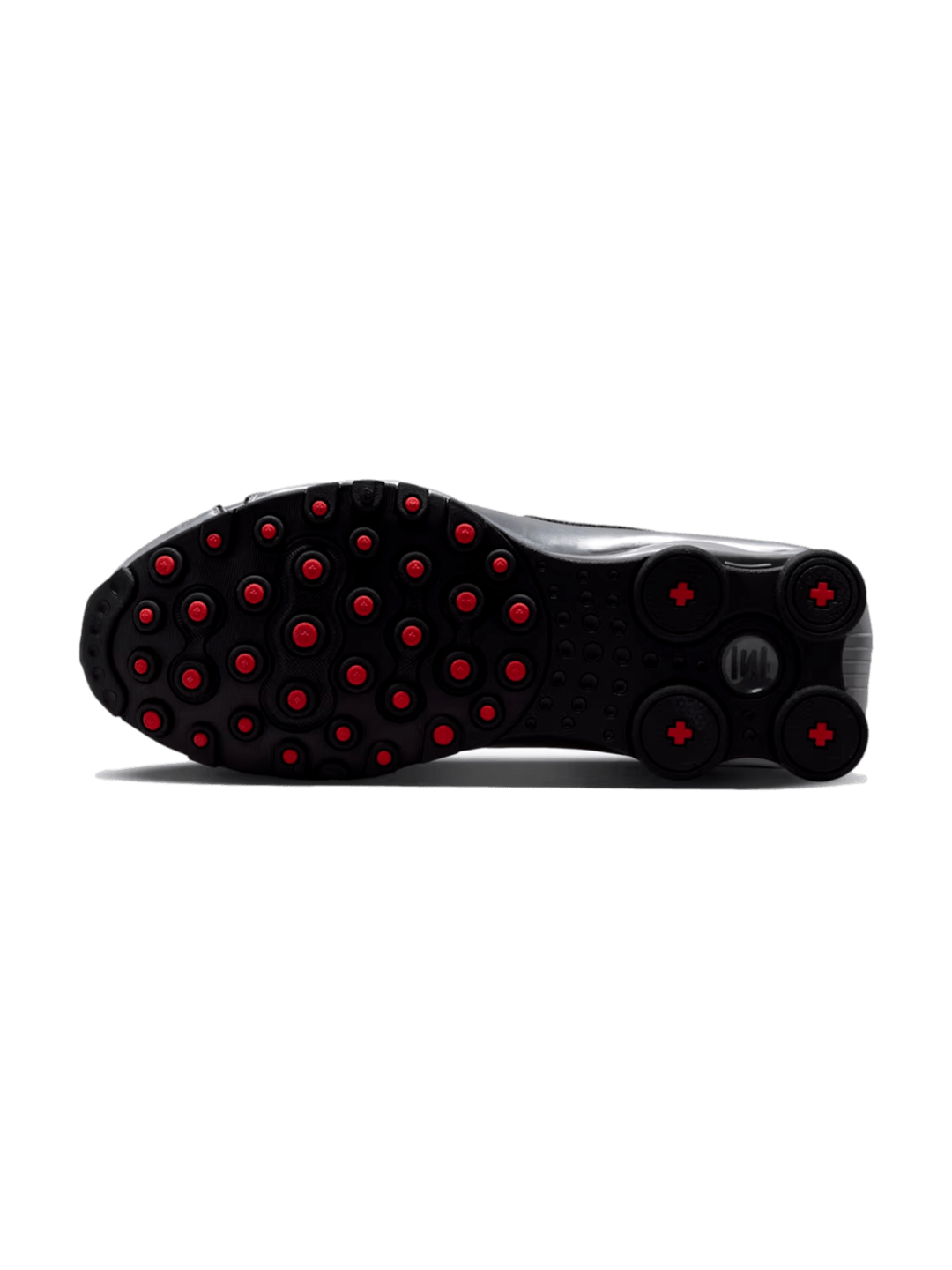 Nike Shox NZ — Prata Metálico/Preto/Vermelho - IU7506-001 - Ale Imports