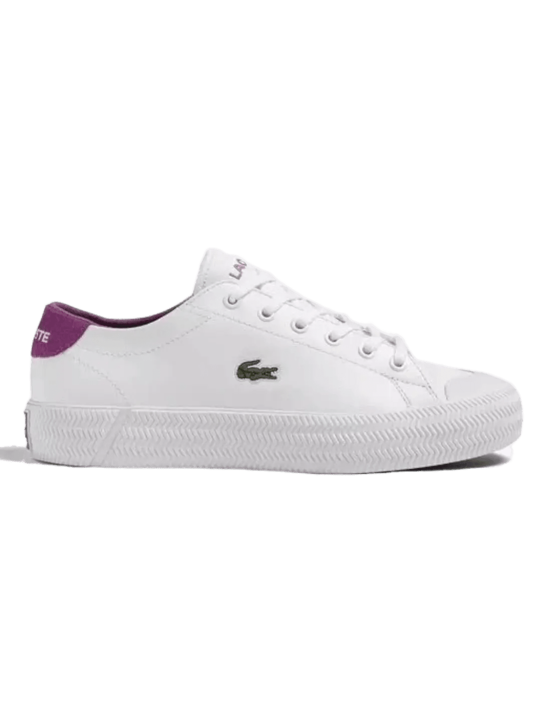 Tênis Lacoste Feminino Gripshot - Branco e Roxo - Ale Imports