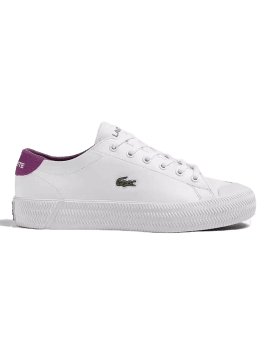 Tênis Lacoste Feminino Gripshot - Branco e Roxo - Ale Imports