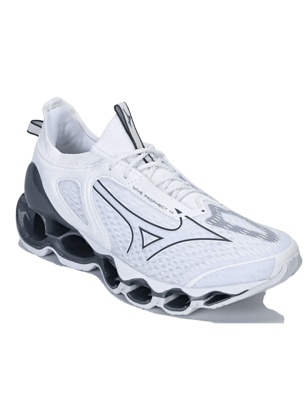 Tênis Masculino Mizuno Wave Prophecy 14 - Branco - Ale Imports