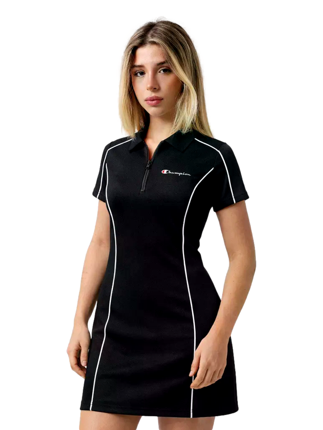 Vestido Champion Feminino Polo Mini Script